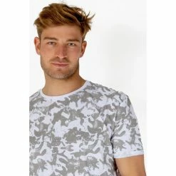 French Denim Tee Shirt imprim? camouflage T-shirts & Polos -French Denim Soldes 23021417 500 B