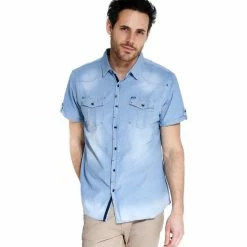 French Denim Chemise en dobby jeans Chemises