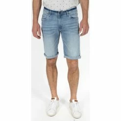 French Denim Bermuda Jeans bleach Shorts & Bermudas