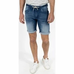 French Denim Bermuda Jogjeans stretch Shorts & Bermudas