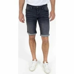 French Denim Bermuda Jeans gris Shorts & Bermudas