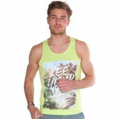 French Denim D?bardeur imprim? Jersey slub T-shirts & Polos