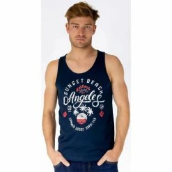 French Denim D?bardeur imprim? Sunset Beach T-shirts & Polos