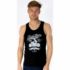 French Denim D?bardeur imprim? Moto T-shirts & Polos