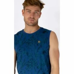 French Denim Tee Shirt sans manches imprim? tropical T-shirts & Polos -French Denim Soldes 23263715 500 B