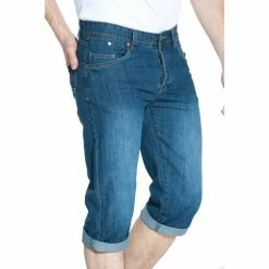 French Denim Pantacourt Jean Homme Shorts & Bermudas -French Denim Soldes 23300129 500 B