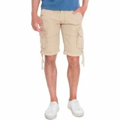 French Denim Bermuda cargo canvas Shorts & Bermudas
