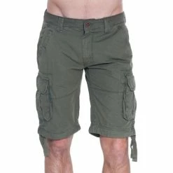 French Denim Bermuda cargo canvas Shorts & Bermudas