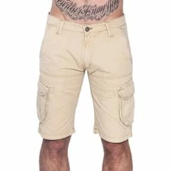 French Denim Bermuda cargo urban Canvas Shorts & Bermudas