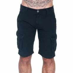 French Denim Bermuda cargo urban Canvas Shorts & Bermudas
