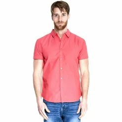 French Denim Chemise en Dobby MC Chemises