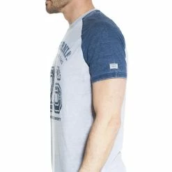 French Denim Tee-shirt Imprim? Coll?ge T-shirts & Polos -French Denim Soldes 23300157 500 C