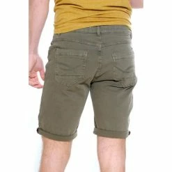 French Denim Bermuda stretch twill garment dyed Shorts & Bermudas -French Denim Soldes 23311738 500 C
