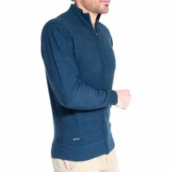 French Denim Gilet zipp? Moulin? Pineapple Pulls & Gilets -French Denim Soldes 23320707 500 B