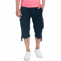 French Denim Pantacourt cargo Canvas Garment dye Shorts & Bermudas 7 French Denim Pantacourt cargo Canvas Garment dye Shorts & Bermudas -French Denim Soldes 23502301 500 C